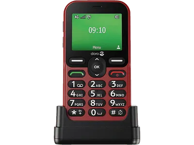 DORO Leva E10 Feature Phone, Red