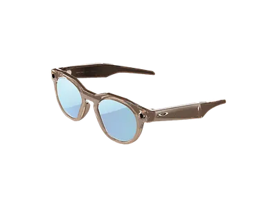 Oakley Meta HSTN - mit AI, Audio-, Foto- und Videofunktion Brown Smoke, Prizm™ Deep Water Polarized Lenses