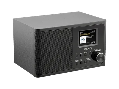 PEAQ PDR 170BT-B-2 Radio, DAB+, Bluetooth, Schwarz