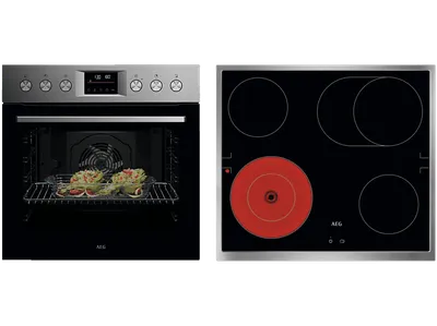 AEG MM21HSPM Serie 5000, Einbauherdset (Strahlungsbeheizt, A++, 72 l)