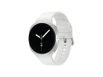 SAMSUNG Galaxy Watch 8 40 mm Smartwatch Kautschuk, 130-180 mm, Silver