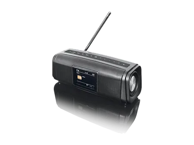 PEAQ PPA 460 DAB+ Tuner Bluetooth-Lautsprecher, Schwarz