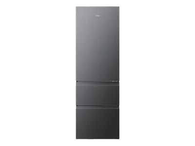 HAIER HTR3618CNMP 3D 60 Kühlgefrierkombination (C, 360 l, 1850 mm hoch, Dark inox)