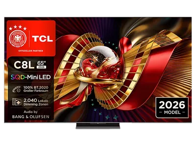 TCL 65C8L SQD-Mini LED TV (Flat, 65 Zoll / 165,1 cm, HDR 4K, SMART TV)