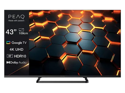 PEAQ PTV 43GU-5026C LED TV (Flat, 43 Zoll / 108,0 cm, UHD 4K, SMART TV)