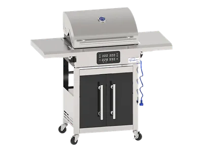 KOENIC KSG-TR 3272226 M Elektro-Standgrill, Silber (3200 Watt)
