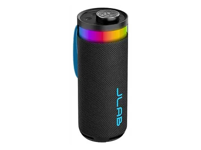 JLAB Go Party Speaker Tragbarer Lautsprecher, Schwarz, Wasserfest