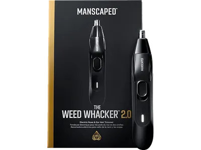 MANSCAPED Weed Wacker 2.0 2.0, Nasen- und Ohrhaartrimmer, Schwarz