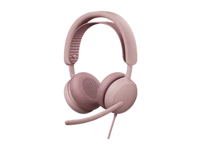 Logitech Zone Wired 2 in Rose
