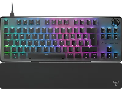 TURTLE BEACH Vulcan II TKL Pro, Linear, Gaming Tastatur, Mechanisch, Kabelgebunden, Schwarz