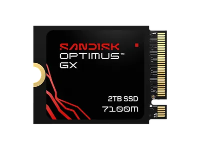 SANDISK Optimus™ 7100M NVMe™ Festplatte, 2 TB SSD PCI Express, intern