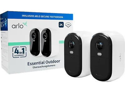 ARLO 2er-Pack Essential 2K Outdoor, Überwachungskamera