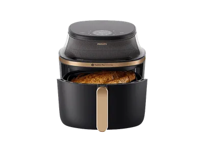 PHILIPS NA342/00 Airfryer 3000 Series XXL 7.2L Kapazität, RapidAir Plus Technologie u. Sichtfenster Heißluftfritteuse