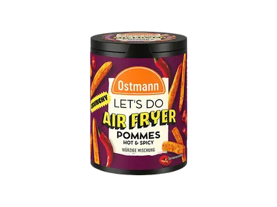 OSTMANN Airfryergewürz Hot&Spicy Pommes Würzmischung Mehrfarbig