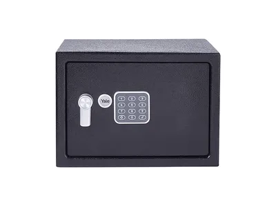 YALE Tresor YSV/250, Elektronischer Möbeltresor mit Tastenfeld, Value Safe M, 16.3 l, Schwarz