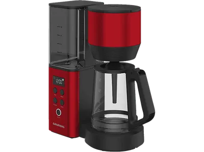 GRUNDIG KM 8440 Kaffeemaschine mit Zeitschaltuhr (Timer) Rot