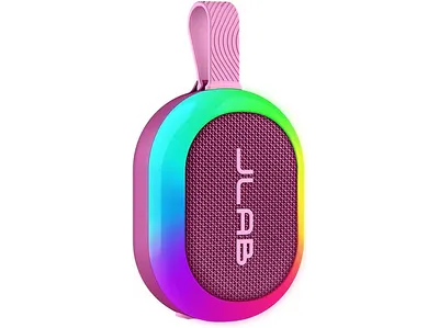 JLAB Pop Party Speaker Tragbarer Lautsprecher, Mulberry, Wasserfest