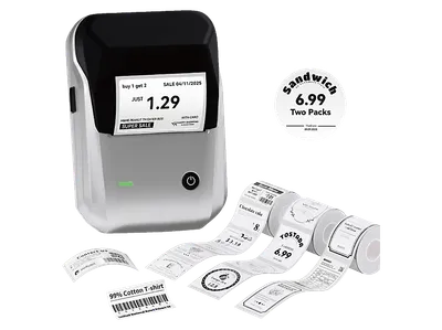 NIIMBOT B1 Bundle Etikettendrucker Silber/Schwarz