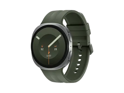 SAMSUNG Galaxy Watch9 44, LTE Smartwatches Aluminium Nitrilkautschuk, 145-205 mm, Silver