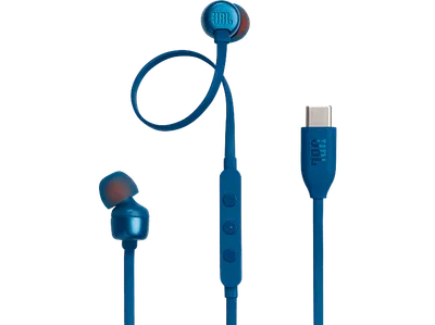JBL Tune 310C USB-C, In-ear Kopfhörer Blau