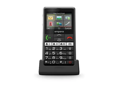 EMPORIA emporiaPURE-LTE Mobiltelefon, Schwarz
