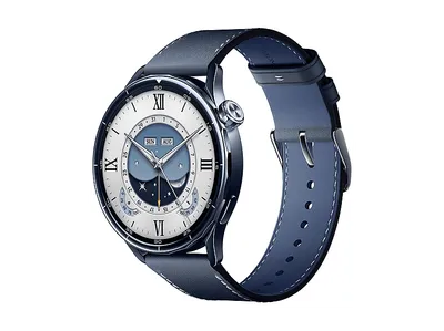 XIAOMI Watch S5 46 Smartwatch Leder, 135-205 mm, Ceramik Blue