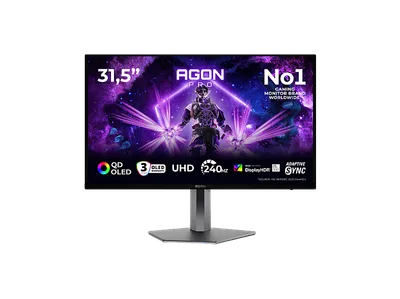 AOC AG326UZD2 31,5 Zoll UHD 4K Gaming Monitor 0,03 ms Reaktionszeit 240 Hz