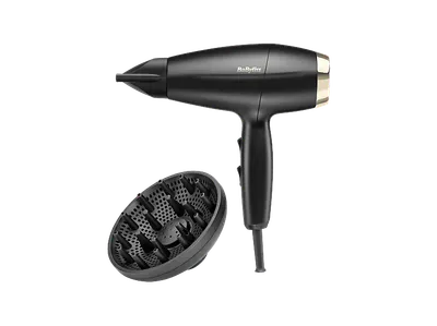 BABYLISS Digital Power Dry Haartrockner Schwarz-gold (2000 Watt)