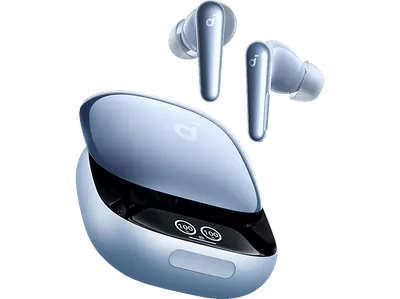 SOUNDCORE BY ANKER Liberty 4 Pro, In-ear Kopfhörer Bluetooth Hellblau Hochglanz