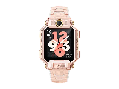 IMOO X10 Kinder Smartwatch Plastik TPU, 142-208 mm, Rosa