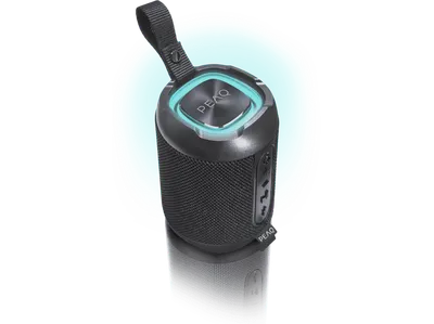 PEAQ PPA 206 Bluetooth Lautsprecher, Schwarz, Wasserfest
