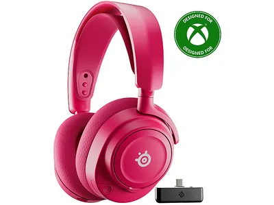 STEELSERIES Artics Nova 7X Gen 2 für Xbox, Magenta, Over-ear Gaming Headset Bluetooth Magenta