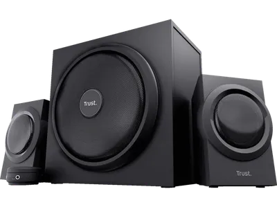 TRUST YURI 2.1 Lautsprecher mit Subwoofer, Schwarz