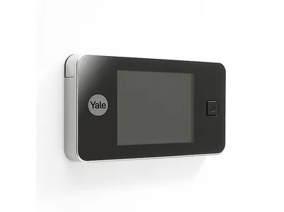 YALE DDV 500, 3.2" Display, Silber, Digitaler Türspion