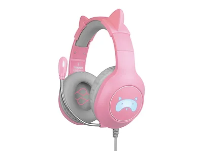 BLADE SW2 Tanooki inkl. LED Light, Over-ear Gaming Headset Grau, Pink