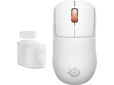 STEELSERIES Sensei Pro Mini, 8K UWB Wireless Ultra-Light 42K DPI TrueMove Sensor Gaming-Maus, Weiß