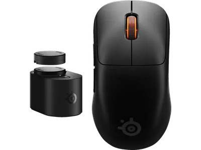 STEELSERIES Sensei Pro Mini, 8K UWB Wireless Ultra-Light 42K DPI TrueMove Sensor Gaming-Maus, Schwarz