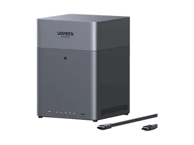 UGREEN NASync DH4300 Plus 4-Bay NAS 3,5 Zoll Anzahl Festplattenschächte: 4 Grau}