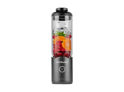 NUTRIBULLET Flex Portable NBP 013 GM Smoothie Maker Stahlgrau, 590 ml)