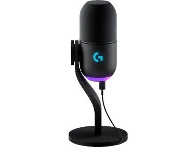 LOGITECH G Yeti GX dynamisches RGB Gaming-Mikrofon, Schwarz