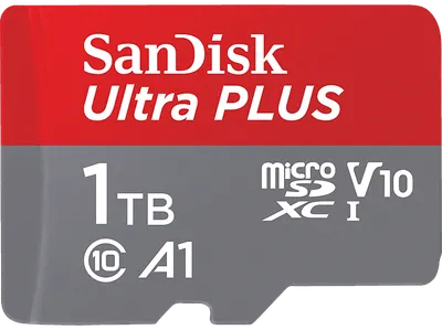 SANDISK Ultra® PLUS microSDXC™‐UHS‐I‐Karte, Micro-SDXC Speicherkarte, 1 TB, 160 MB/s