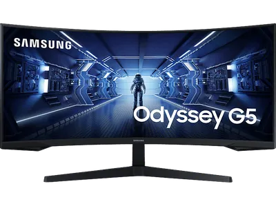 SAMSUNG Odyssey G5 C34G55TWWP 34 Zoll UWQHD Gaming Monitor 1 ms Reaktionszeit 165 Hz
