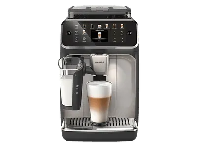 PHILIPS EP5547/90 Serie 5500 LatteGo 19 Kaffeespezialitäten Kaffeevollautomat Schwarz verchromt