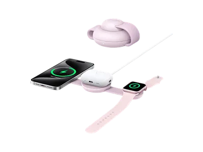 ANKER Nano 3-in-1 Kabelloses Ladegerät Apple, Rosa