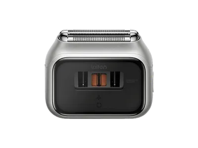 LAIFEN P3 Pro Rasierer Original Aluminum (3-Klingensystem (2 Folienrasierer + 1 Trimmer))