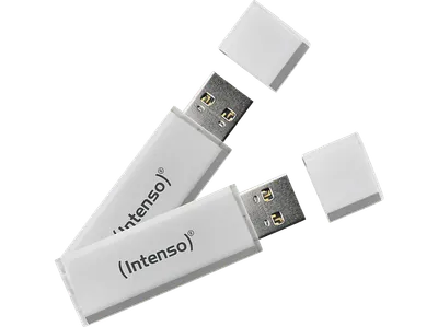 INTENSO Ultra Line Doppelpack USB-Stick, 64 GB, 70 MB/s, Silber