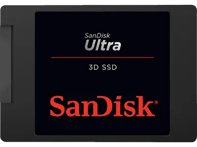 SANDISK Ultra® 3D Festplatte, 1 TB SSD SATA 6 Gbps, 2,5 Zoll, intern