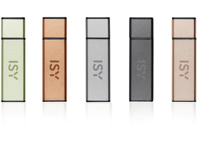 ISY IMU 2400-ALU USB-Stick, 64 GB, 12 MB/s, Mehrfarbig