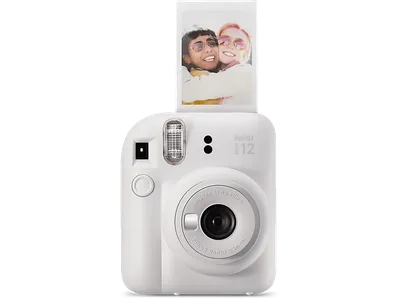 FUJIFILM INSTAX mini 12 Sofortbildkamera, Clay White