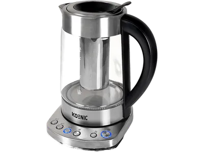 KOENIC KTM 221723 M Wasserkocher/ Teekocher (2200 Watt , Silber)